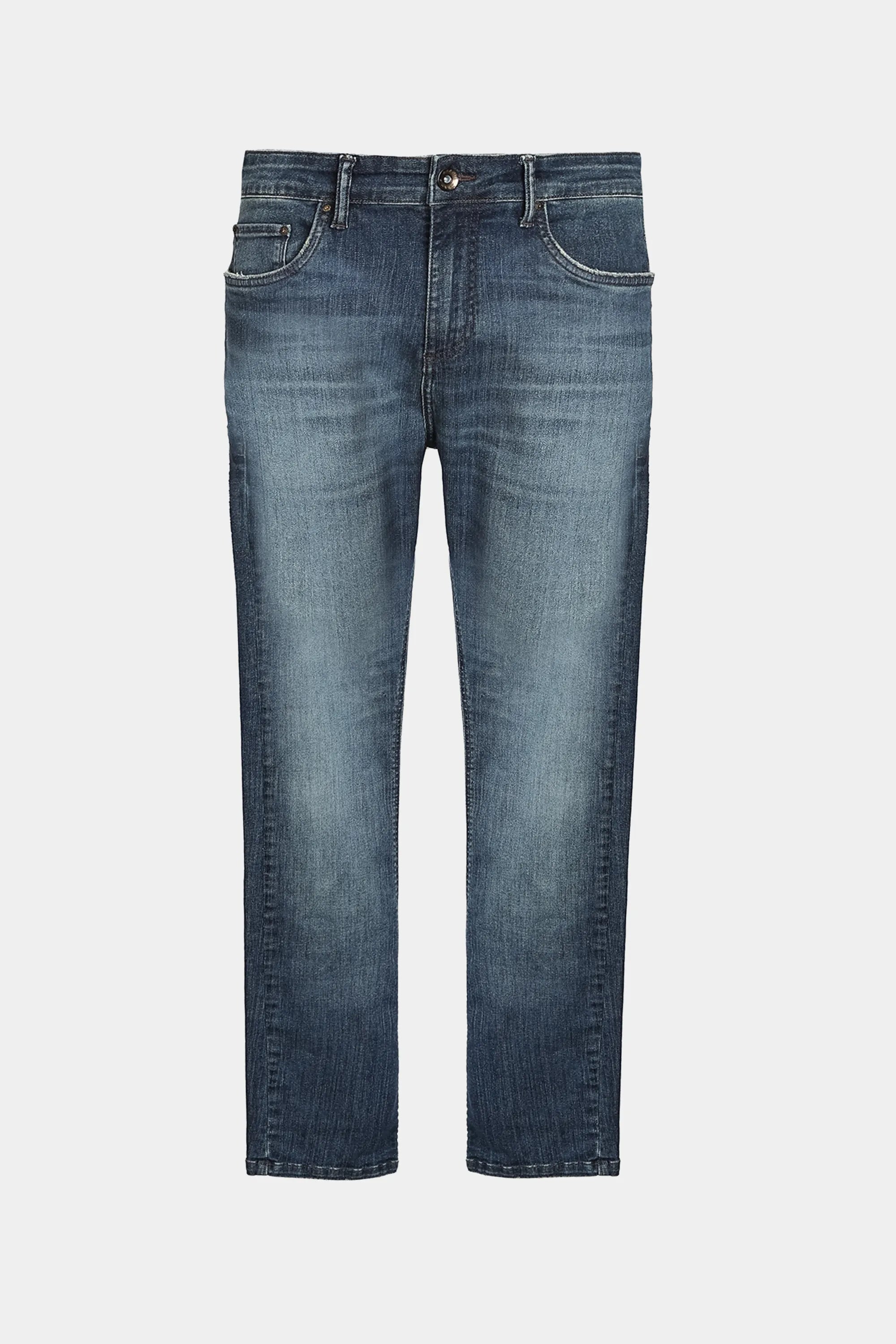CALCA JNS SLIM BLUE DIRTY ESCURA ARAMIS AZUL ESCURO
