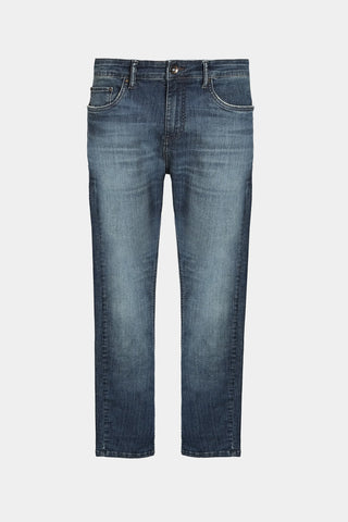 CALCA JNS SLIM BLUE DIRTY ESCURA ARAMIS AZUL ESCURO