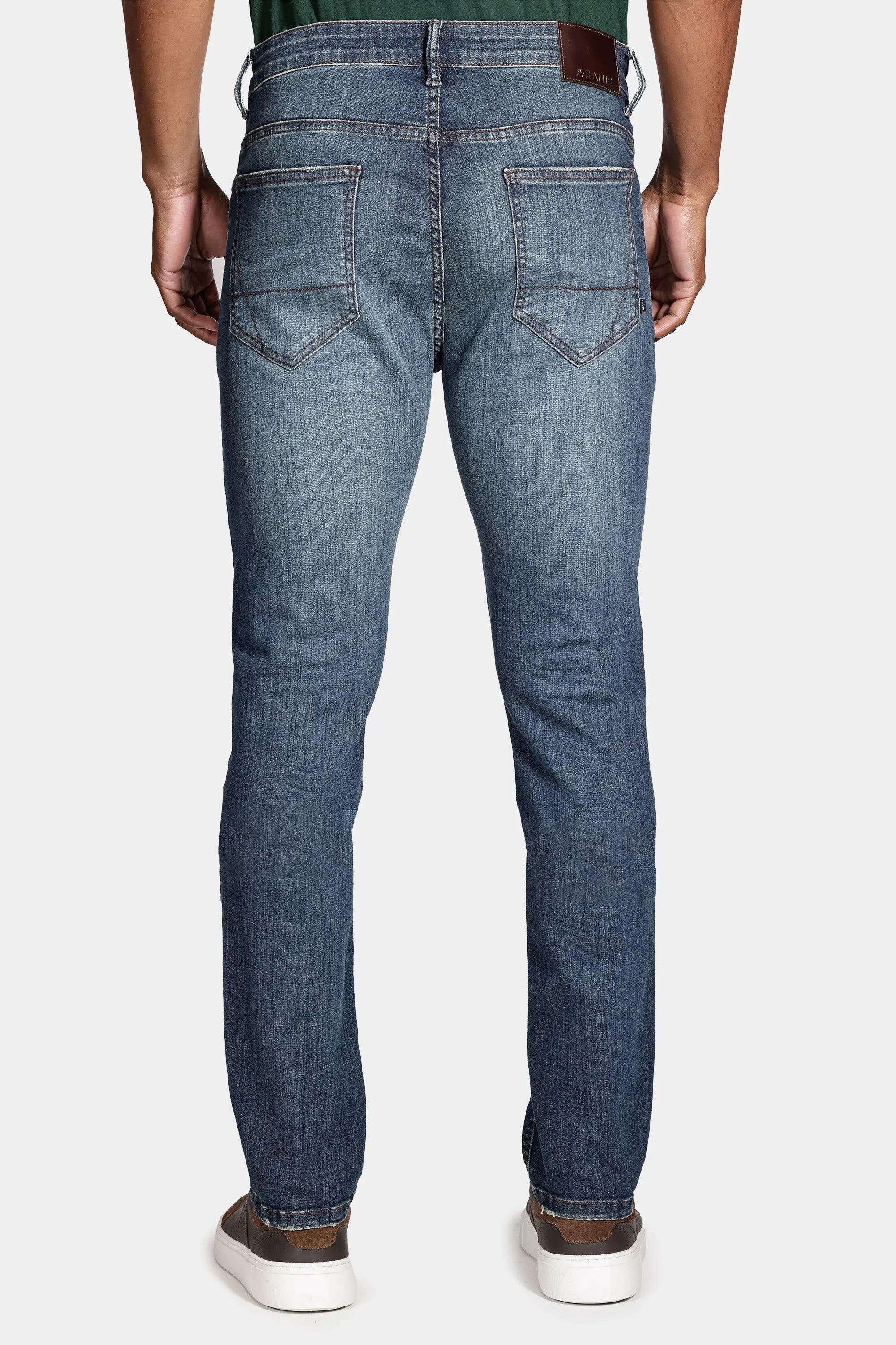 CALCA JNS SLIM BLUE DIRTY ESCURA ARAMIS AZUL ESCURO