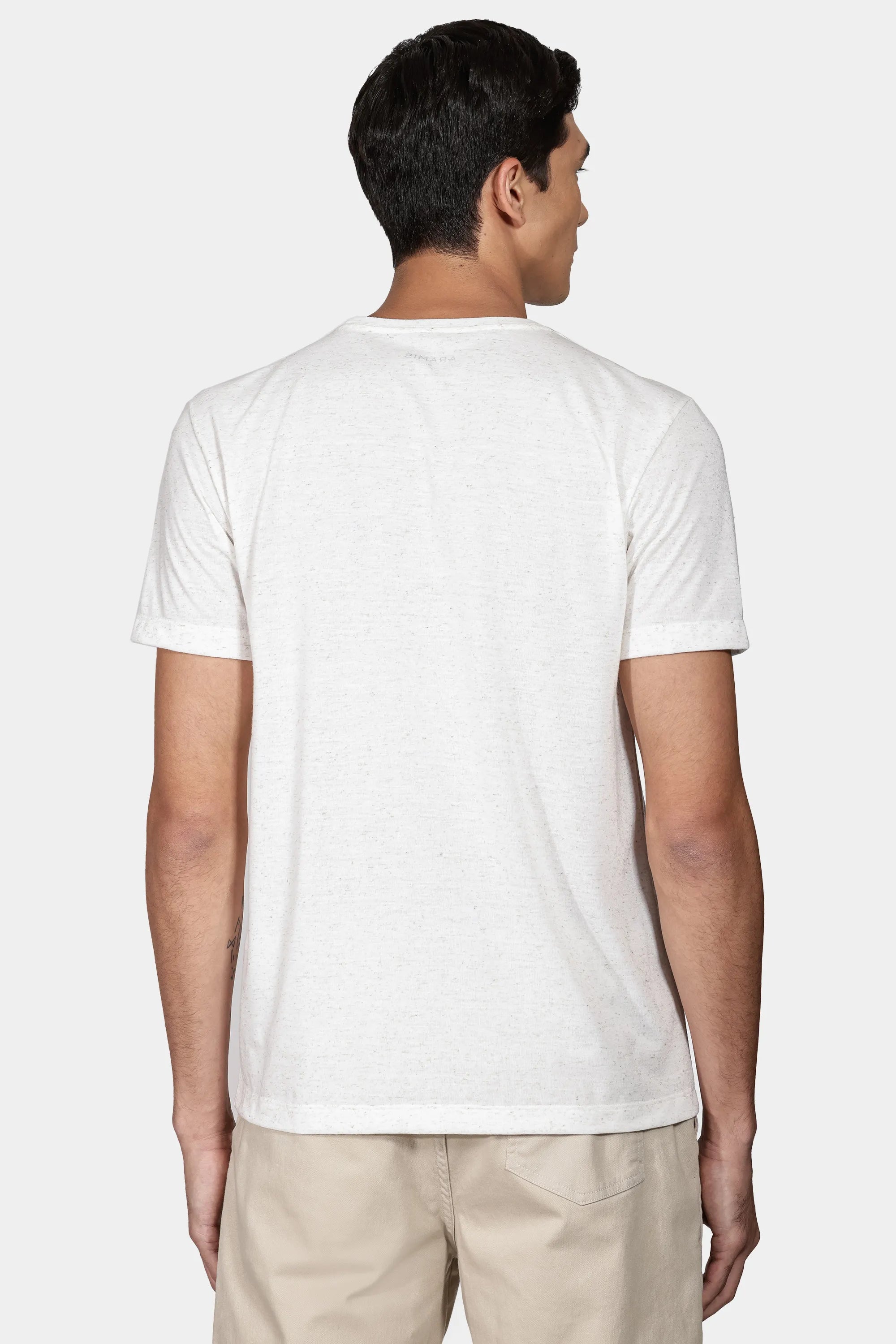 CAMISETA MC MAS ARAMIS BASICA LINHO