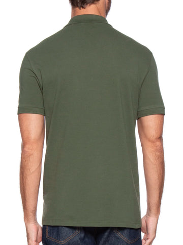 POLO MAS MC PIQUET ZIPER ARAMIS VERDE AMAZONIA