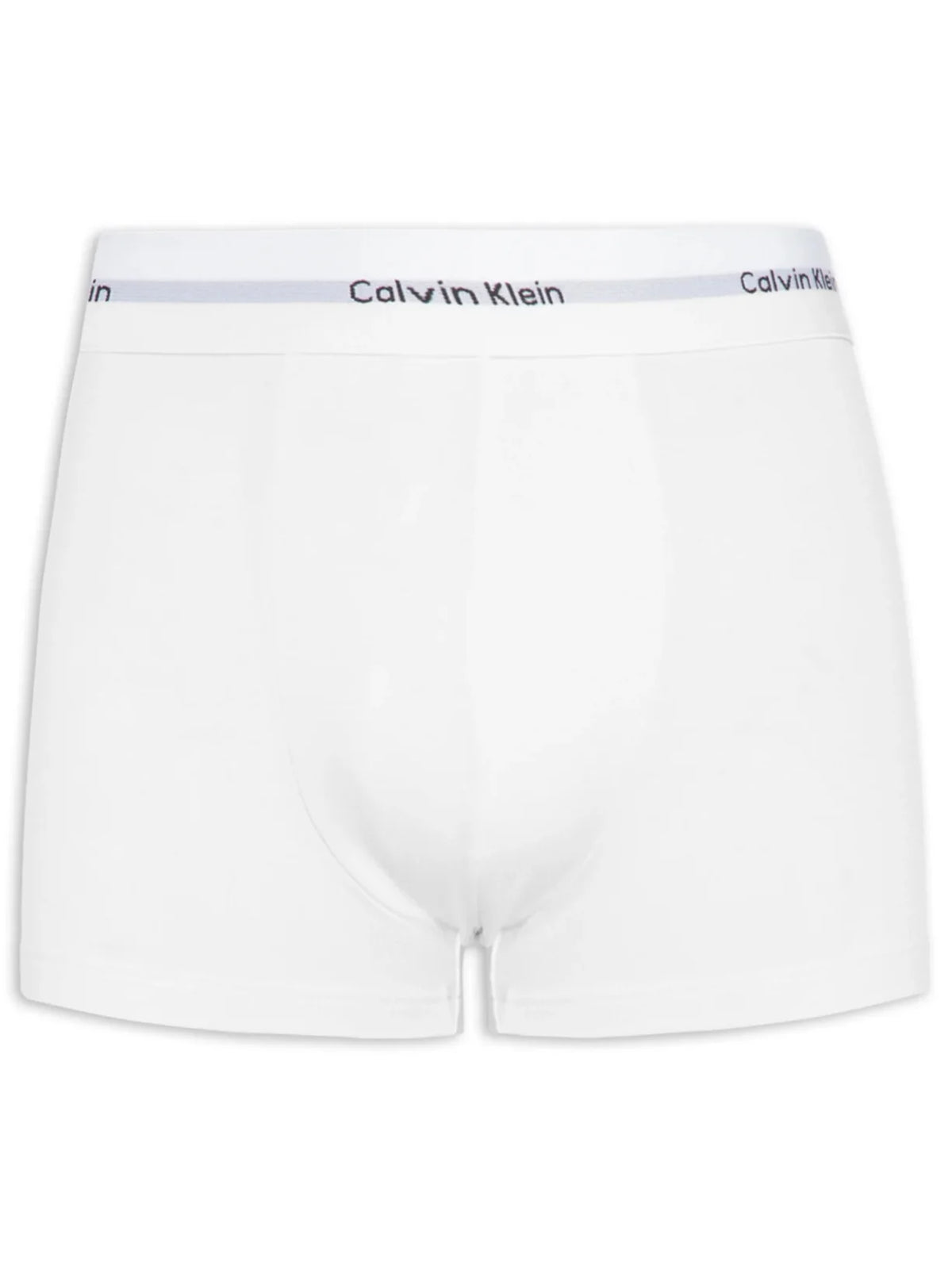 CUECA CKJ MAS TRUNK MODAL MODERN LOGO CK BRANCO