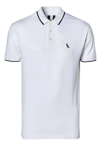 POLO RSV MAS MC ENXUTO FRISO UNICO BRANCO