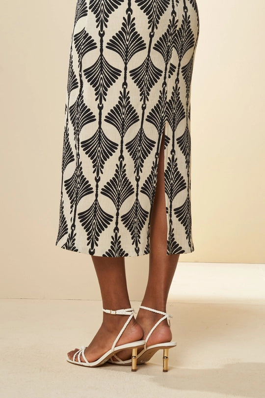 VESTIDO MIDI MC RIBANA EST BOHO CHIC PRETO BOHO CHIC