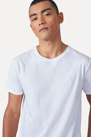 CAMISETA RSV MAS MC SUPER SLIM CARECA BRANCO