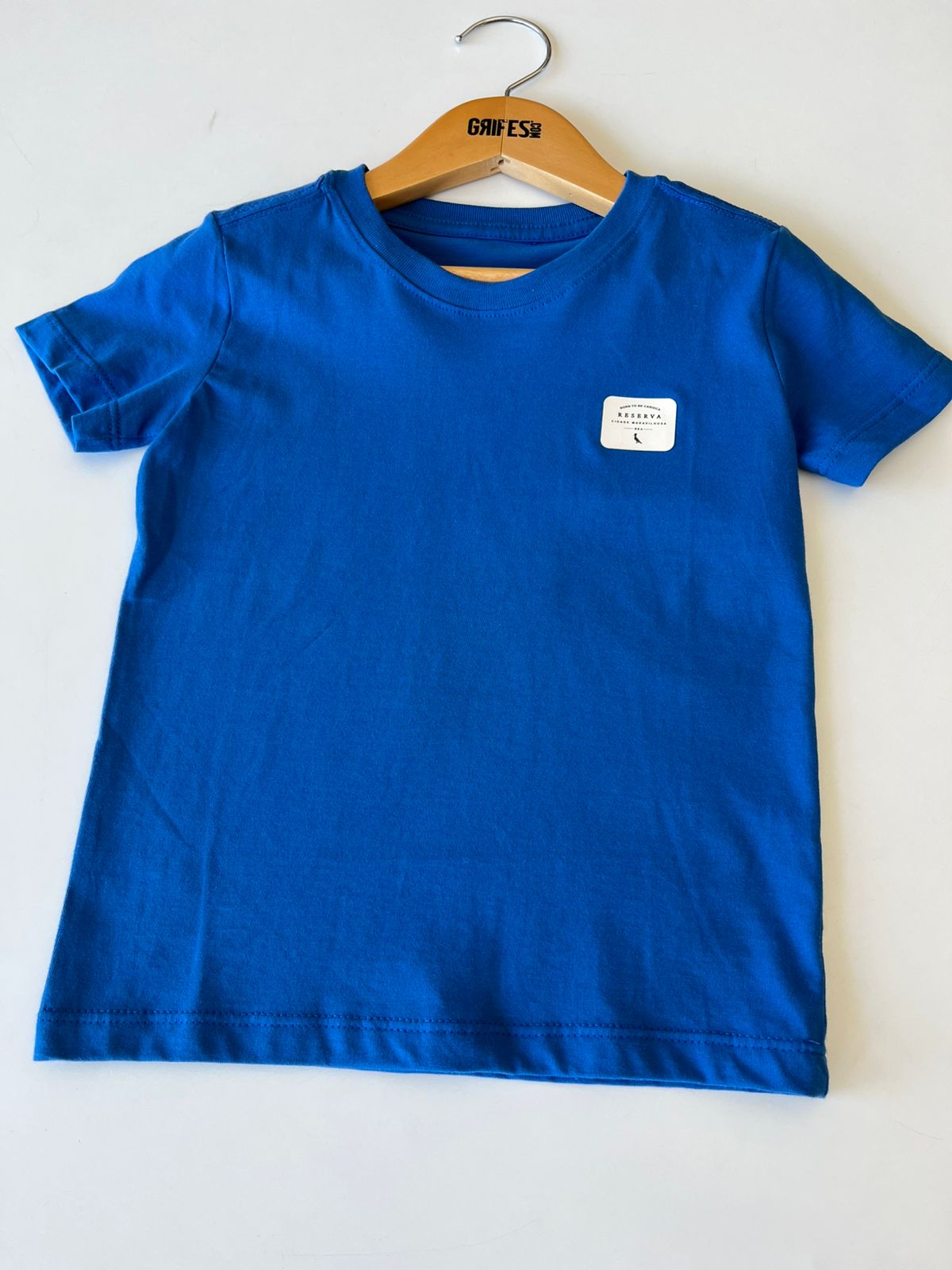 CAMISETA RS MINI BASICA ETIQUETA CARIOCA AZUL ROYAL