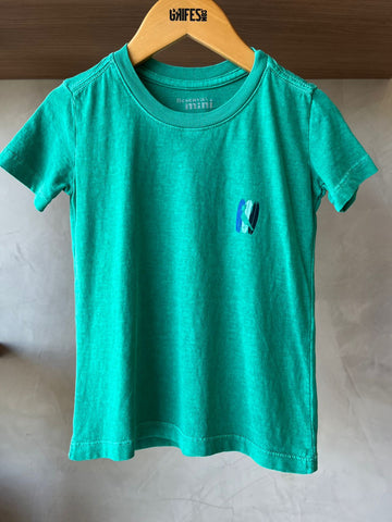 CAMISETA RSV MINI ESTAMPADA POWER TRIO VERDE BANDEIRA