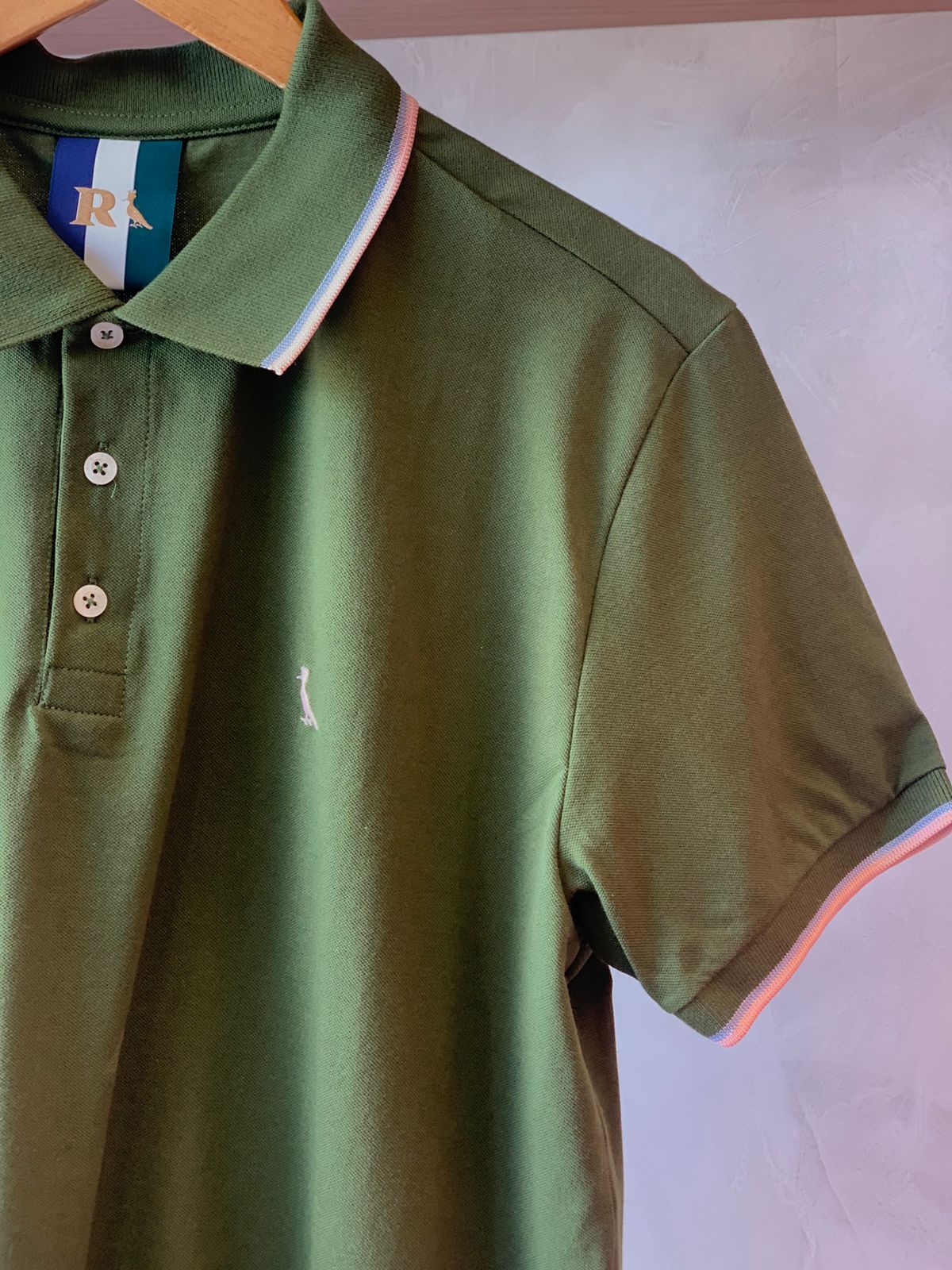 POLO RSV MAS MC FRISO DUPLO VERDE MUSGO