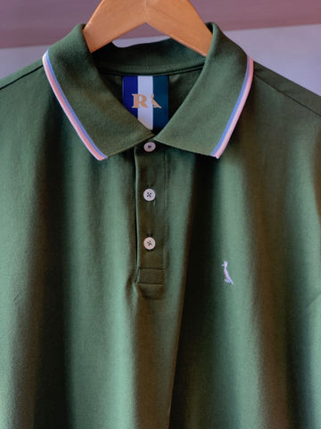 POLO RSV MAS MC FRISO DUPLO VERDE MUSGO