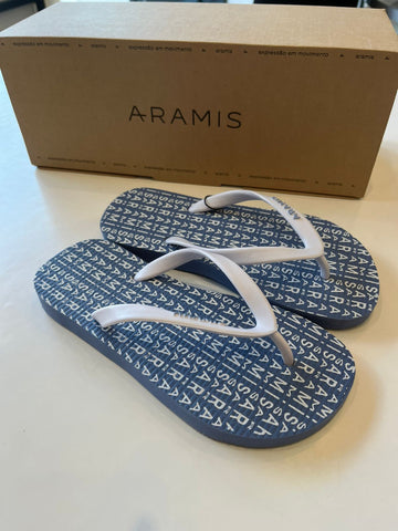 CHINELO ARAMIS INF LOGO FULL PRINT AZUL