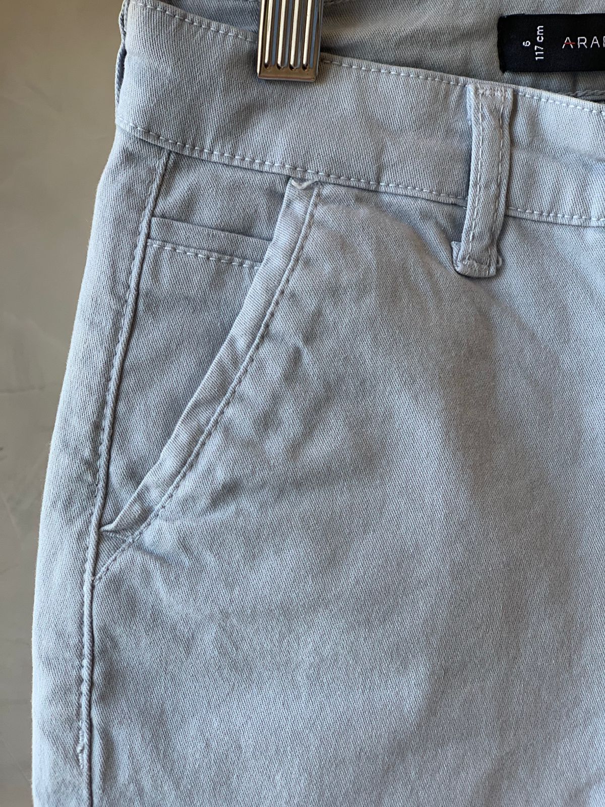 BERMUDA ARAMIS INF CHINO COLOR SARJADA TOPAZIO