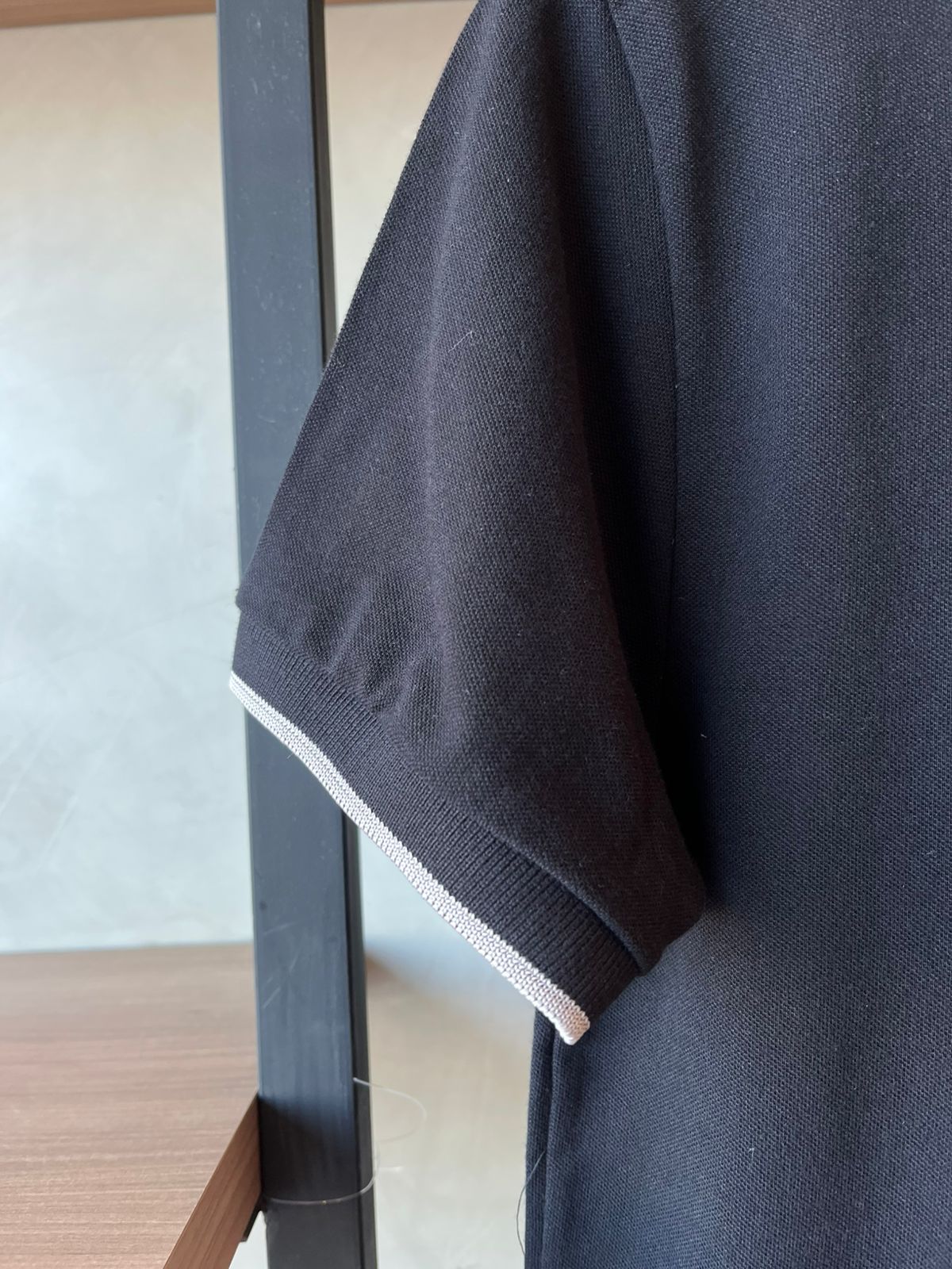 POLO MAS MC CLASSIC 1 FRISO ARAMIS PRETO/CINZA CLARO