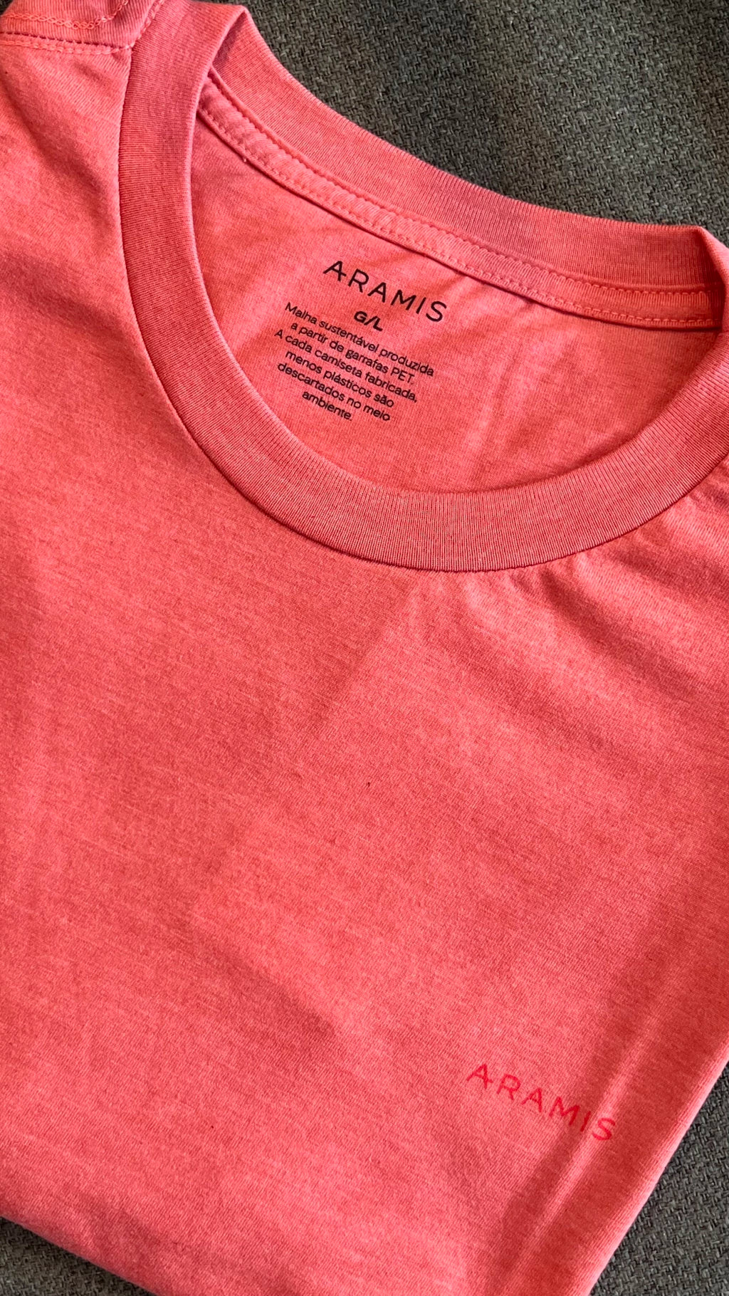 CAMISETA MC MASC ARAMIS ECO LISA COBRE