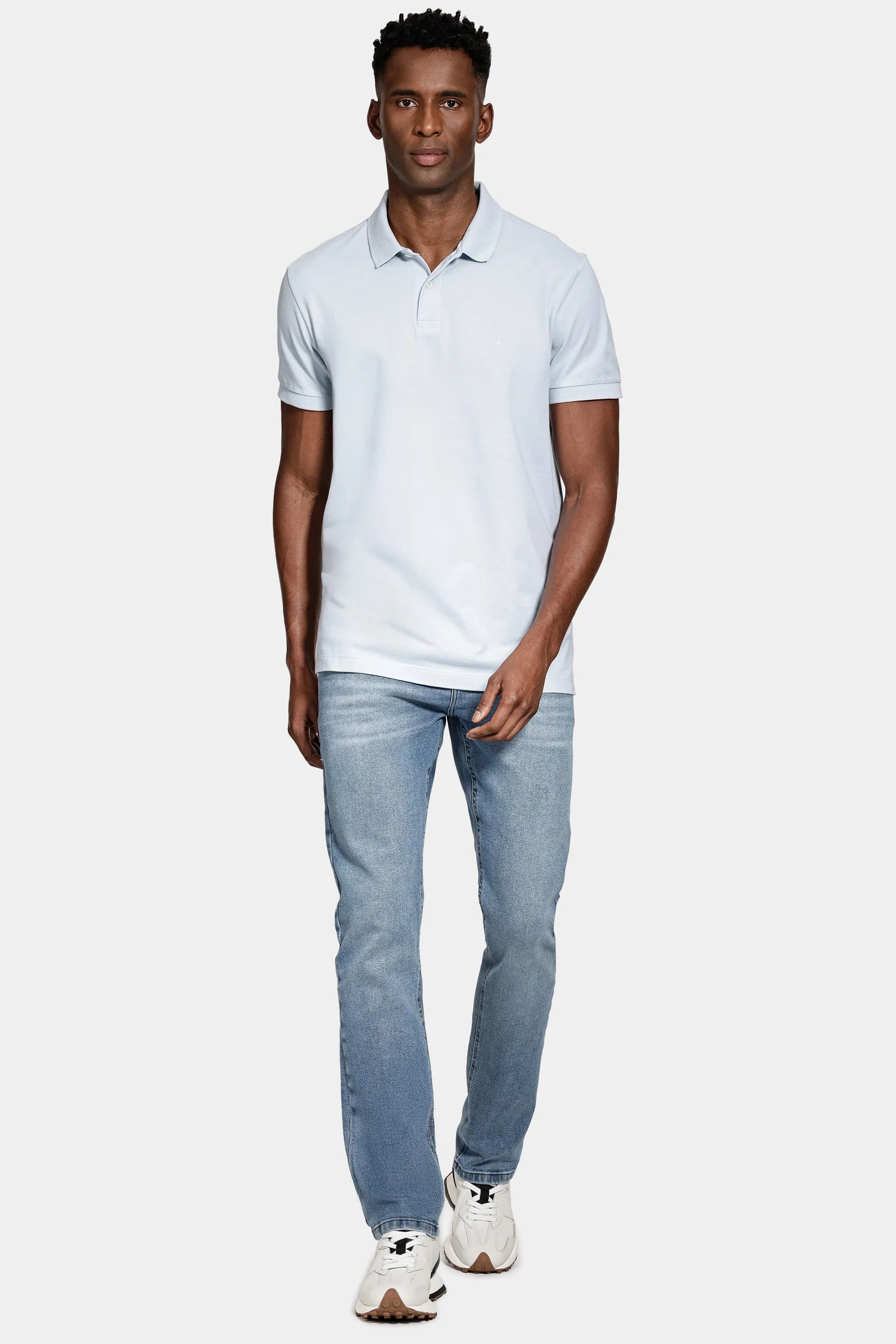 POLO MAS MC ARAMIS BASICA PIQUET TOPAZIO