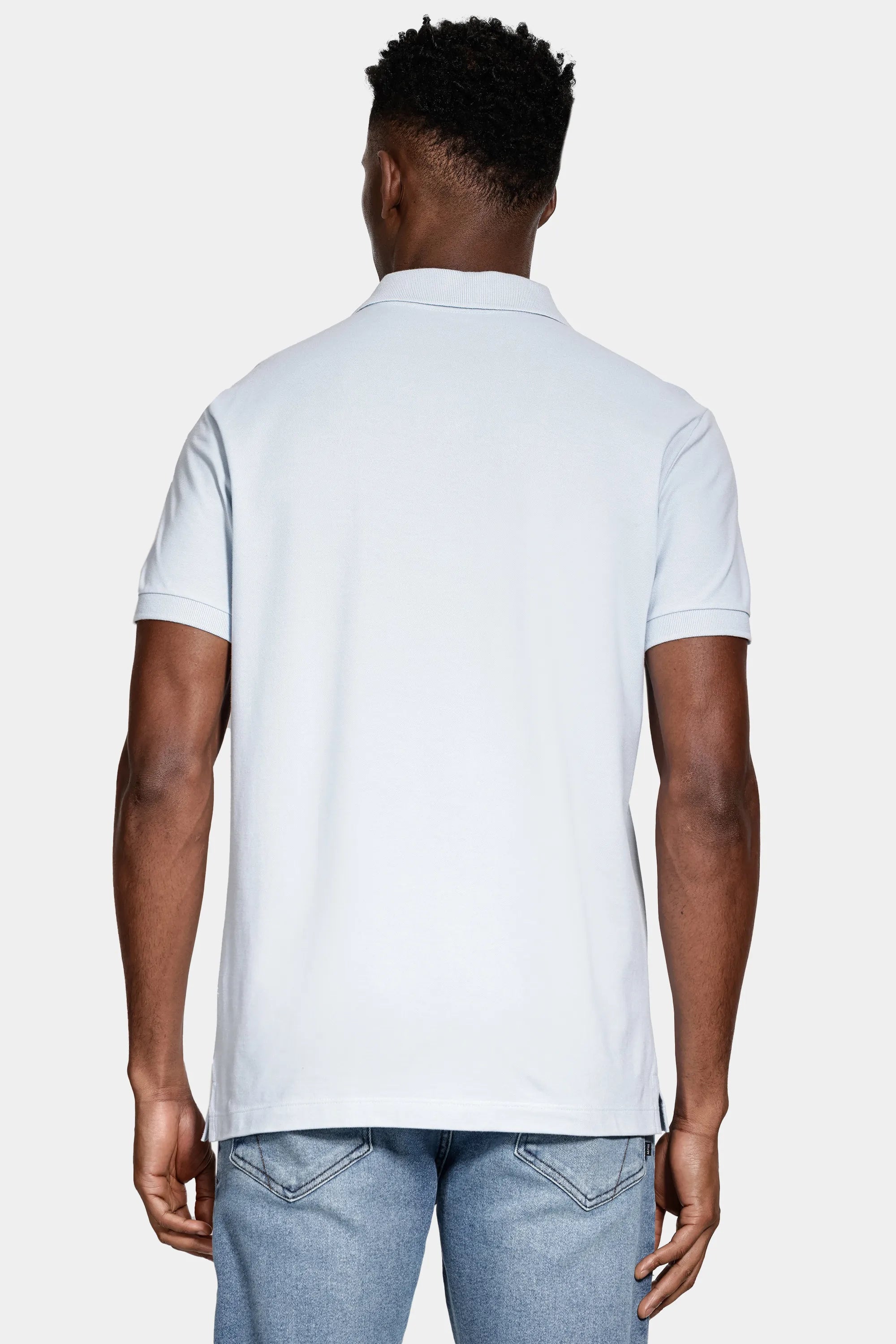 POLO MAS MC ARAMIS BASICA PIQUET TOPAZIO