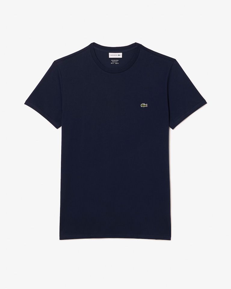 CAMISETA MASC MC LACOSTE MARINHO 166