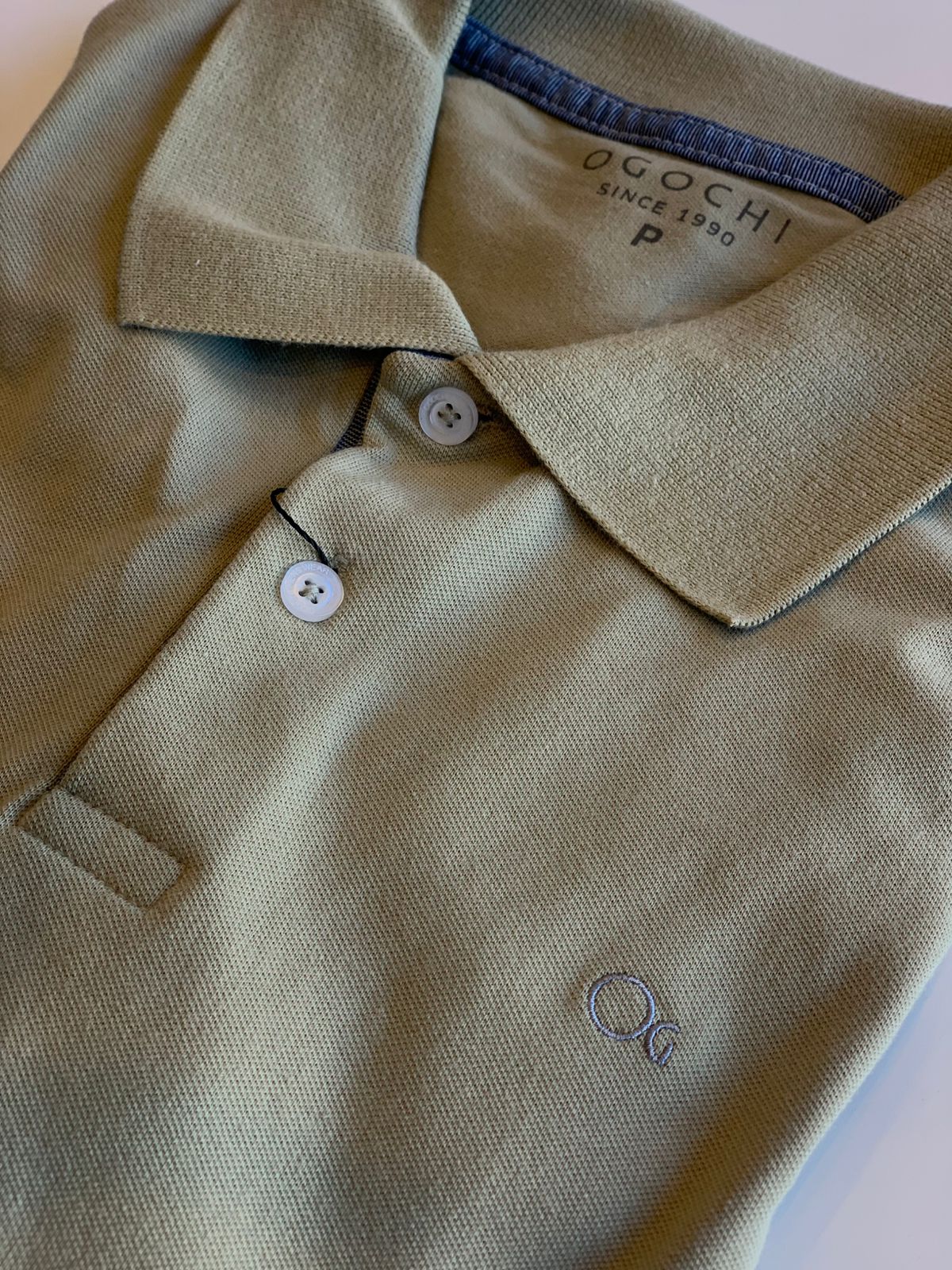 POLO MAS MC ESSENCIAL SLIM OGOCHI VERDE MUSGO 1119