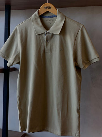 POLO MAS MC ESSENCIAL SLIM OGOCHI VERDE MUSGO 1119