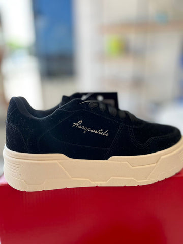 TENIS FEM CAMURCA AEROPOSTALE PRETO/OFF WHITE