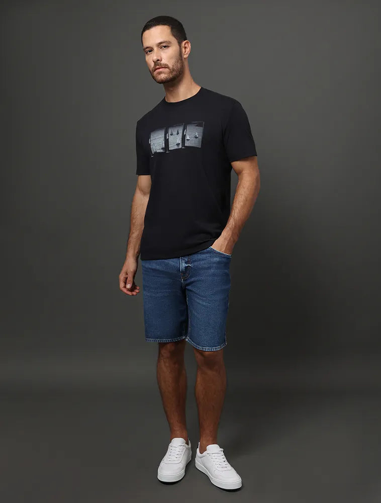 CAMISETA CKJ MAS MC CKJ VELEIROS PRETO