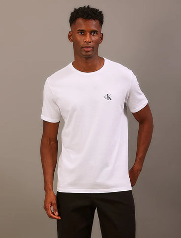 CAMISETA CKJ MAS MC LOGO BASICO PEITO BRANCO