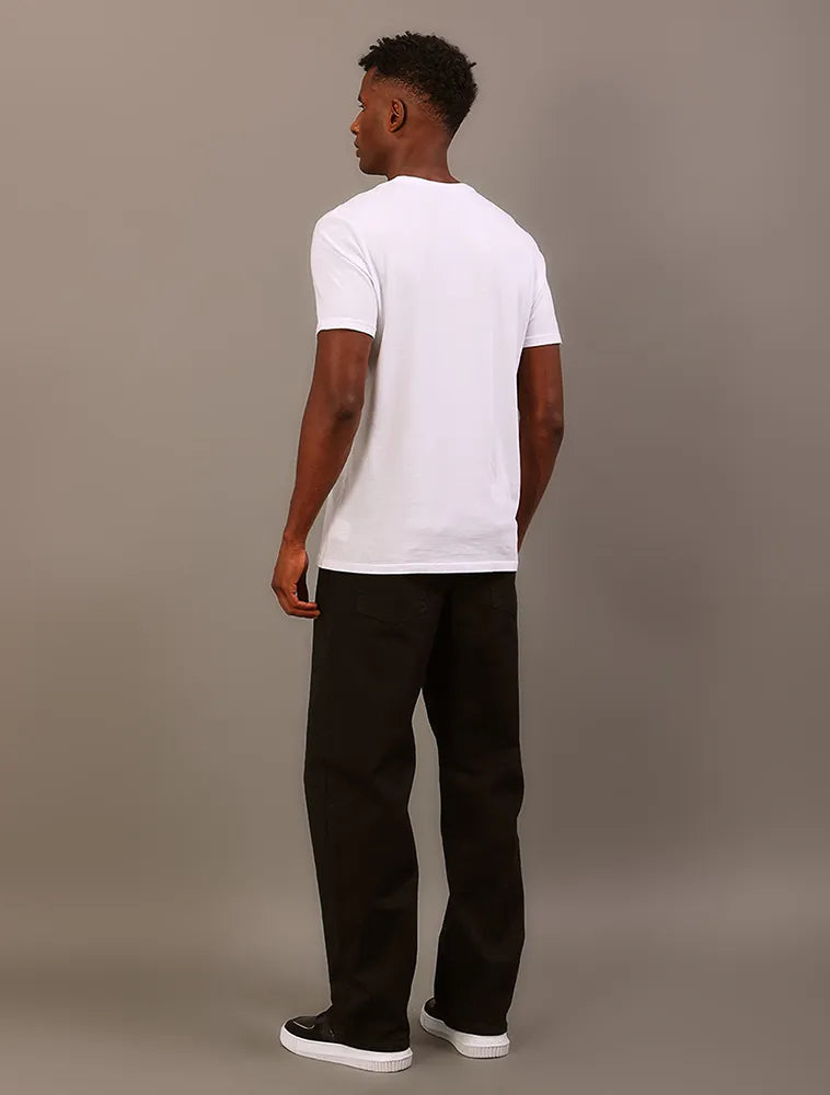 CAMISETA CKJ MAS MC LOGO BASICO PEITO BRANCO