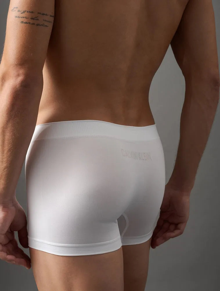CUECA CKJ TRUNK INTENSE POWER SEAMLESS BRANCO
