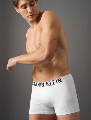 CUECA CKJ TRUNK INTENSE POWER SEAMLESS BRANCO