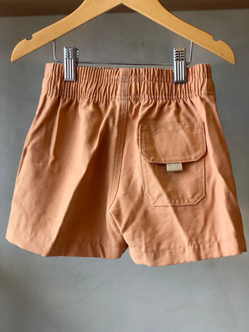 BERMUDA MAS KIDS ALFA PREMIUM VISCOSE BEGE ESCURO