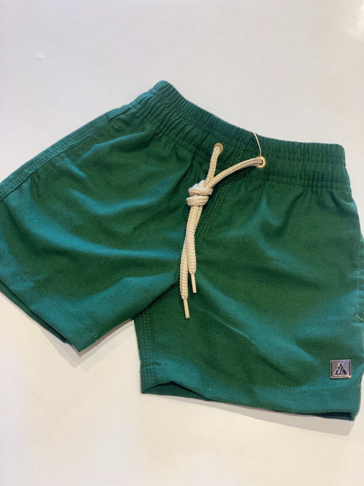 SHORT LINHO MASC KIDS LISO VERDE FLORESTA