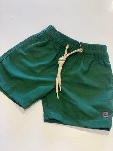 SHORT LINHO MASC KIDS LISO VERDE FLORESTA