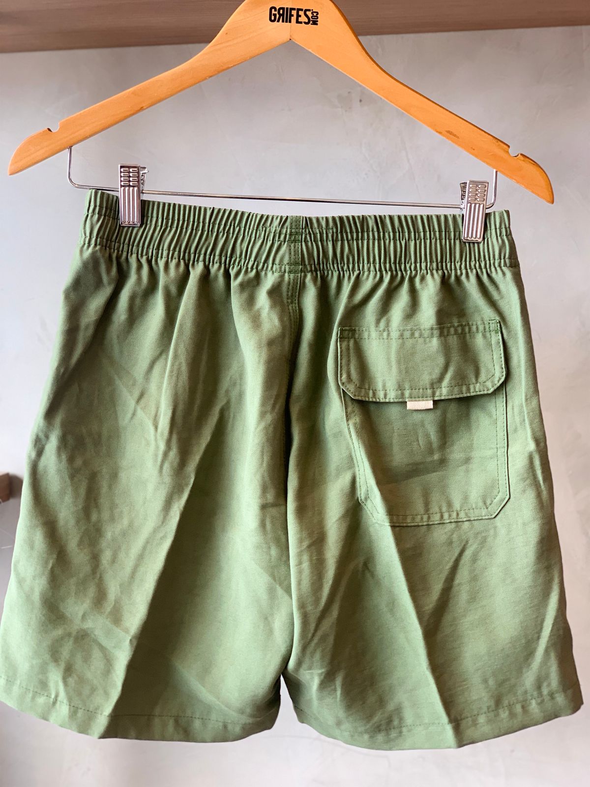 BERMUDA MAS ALFA PREMIUM VISCOSE VERDE MUSGO