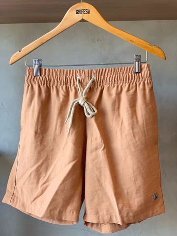 BERMUDA MAS ALFA PREMIUM VISCOSE BEGE ESCURO