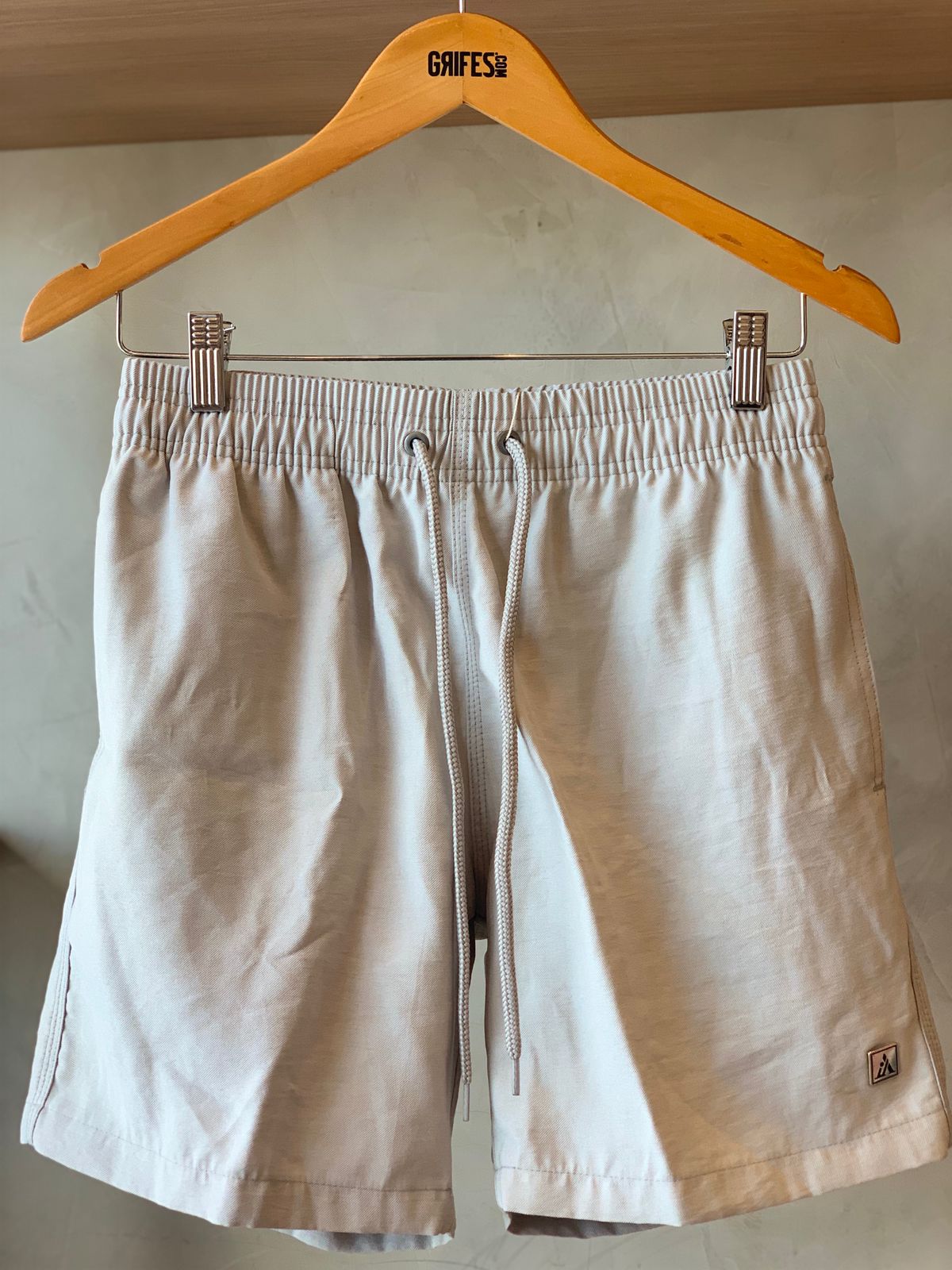 BERMUDA MAS ALFA PREMIUM VISCOSE CINZA CLARO