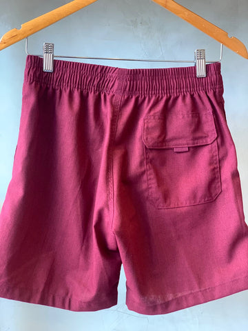 SHORT LINHO MASC LISO BORDO