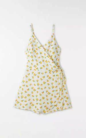 MACAQUINHO FEM LARANJITAS MINI FABULA BRANCO