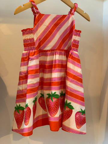 VESTIDO FEM MORANGUITA FABULA ROSA/VERMELHO