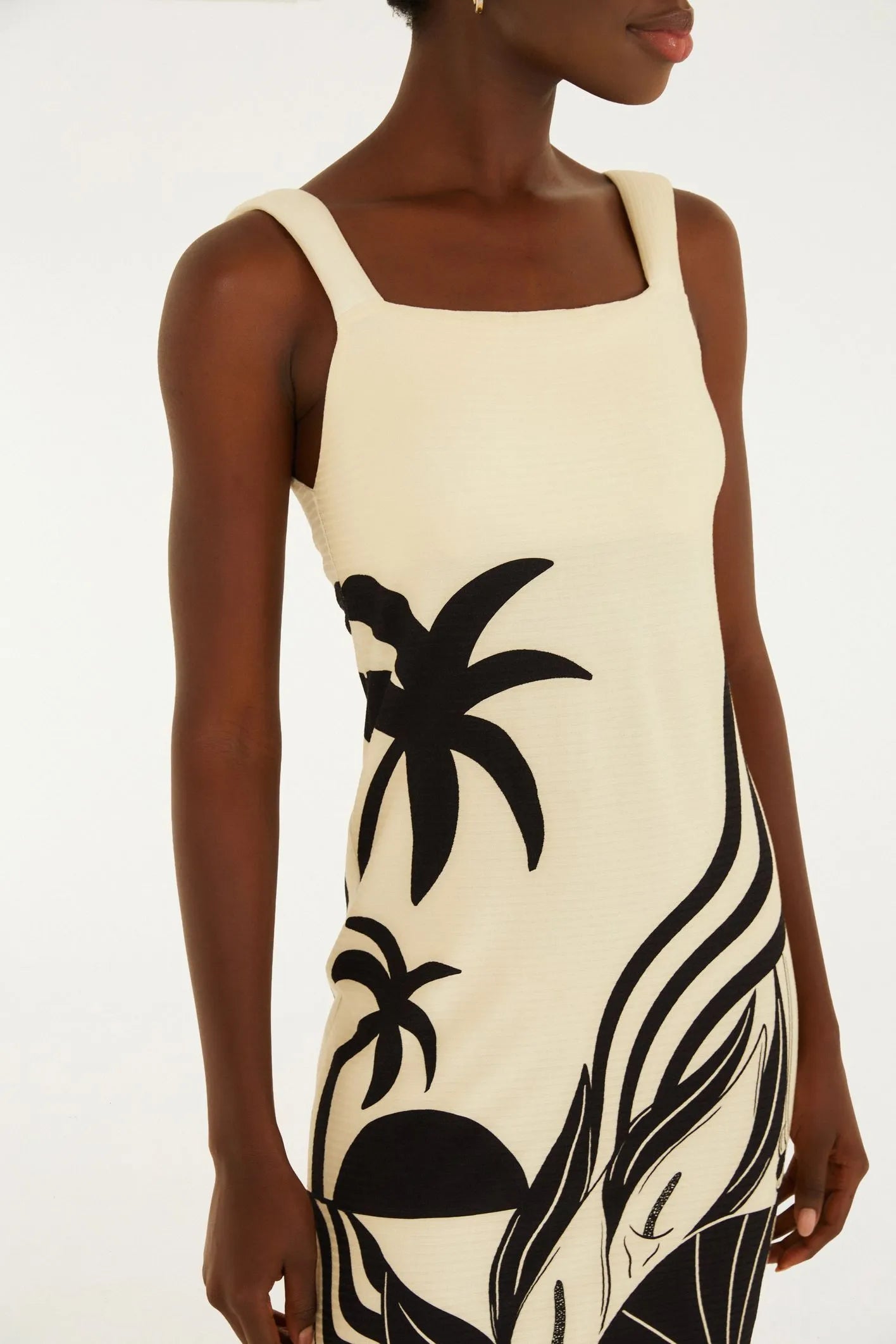 VESTIDO ALCAS FESTA DE MAR FARM OFF WHITE