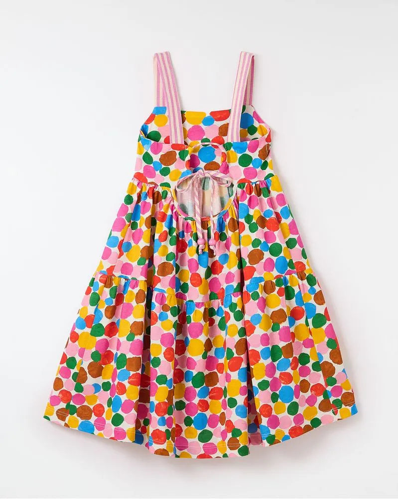 VESTIDO MALHA LAS BOLITAS FABULA ESTAMPADO