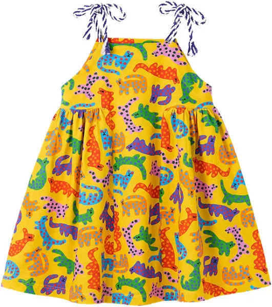 VESTIDO MALHA ONCITAS FABULA AMARELO