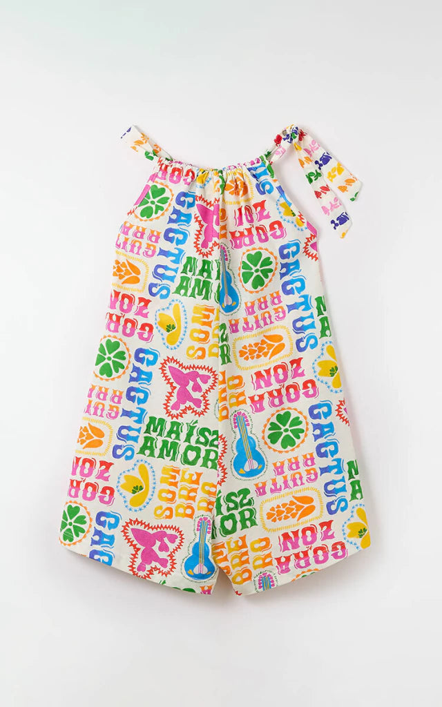 MACAQUINHO FEM MALHA MAIZ AMOR BRANCO