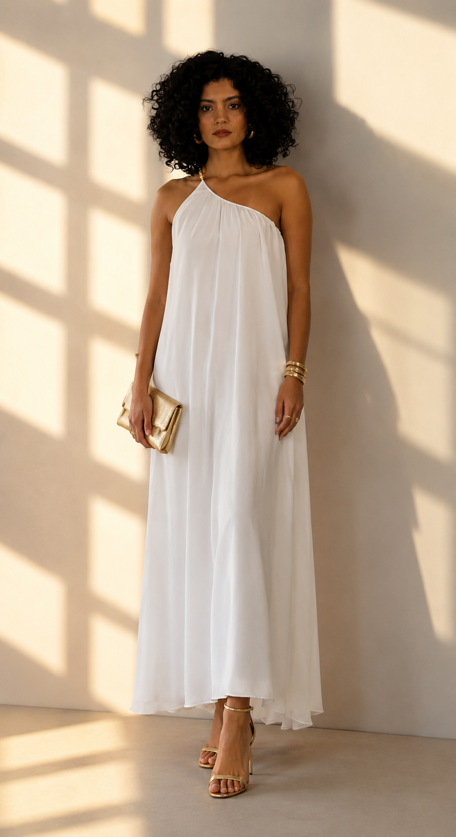 VESTIDO LONGO OMBRO SO FARM BRANCO