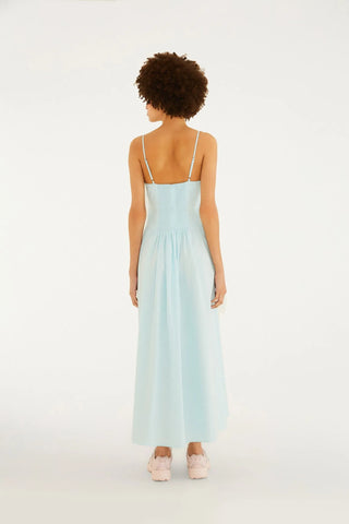 VESTIDO ALCINHAS DECOTE FARM BRANCO