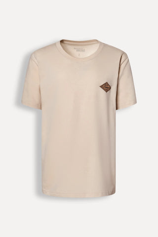 CAMISETA RSV MINI BASICA PATCH PREMIUM AREIA