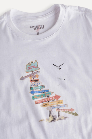 CAMISETA RSV MINI EST PICA PAU CAMINHOS BRANCO
