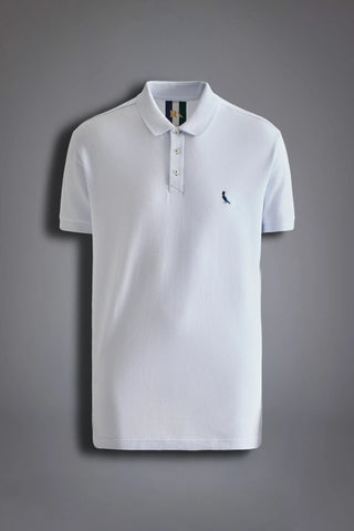 POLO RSV MAS REGULAR PIQUET NEW BASIC BRANCO
