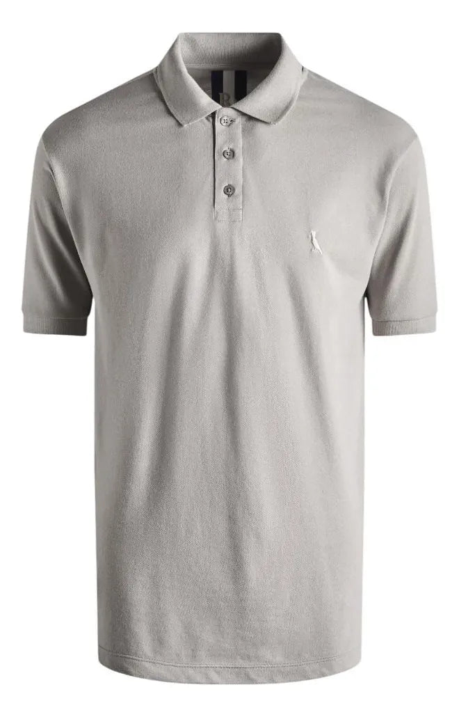 POLO RSV MAS REGULAR PIQUET NEW BASIC CINZA LUA