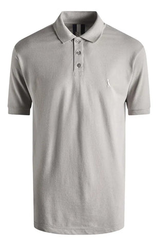 POLO RSV MAS REGULAR PIQUET NEW BASIC CINZA LUA