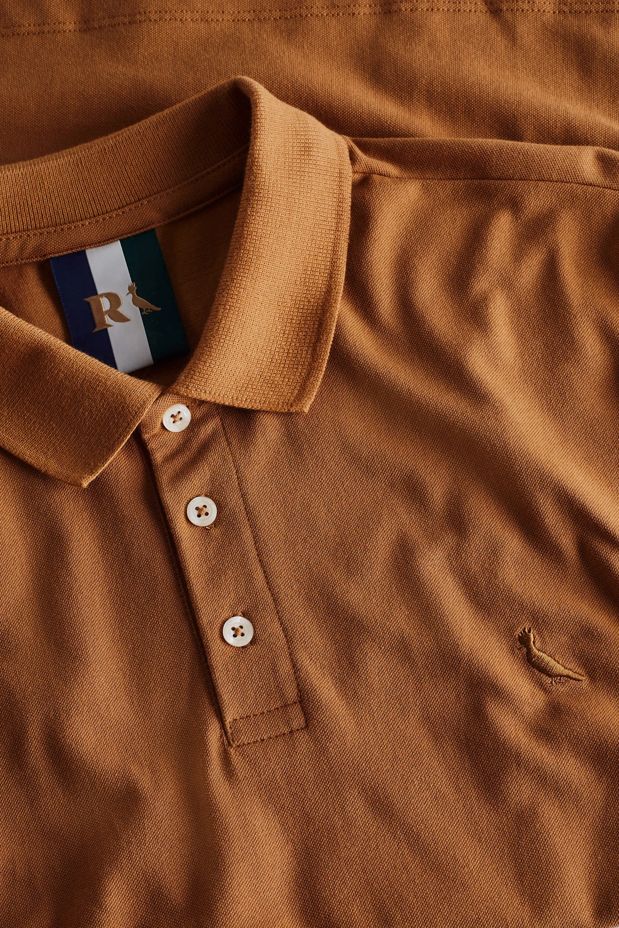 POLO RSV MAS REGULAR PIQUET NEW BASIC OCRE