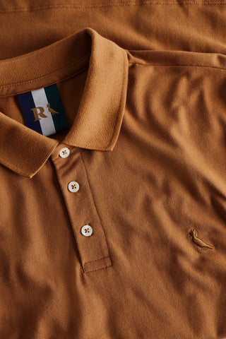 POLO RSV MAS REGULAR PIQUET NEW BASIC OCRE
